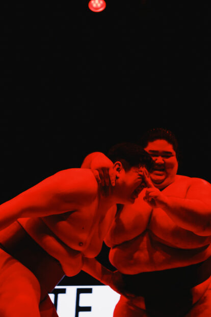 Sumo Hall Hirakuza Osaka Demonstration