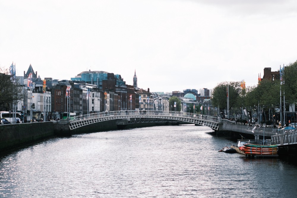 Ha'Penny Bridge in Dublin
