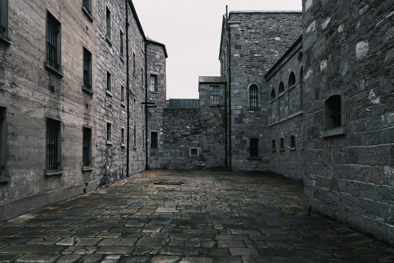 Courtyard at the Kilmainham Gaol
