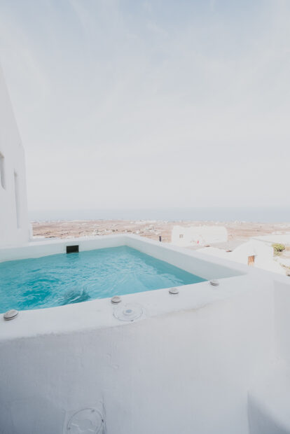 Sophia Boutique private plunge pool in Finikia