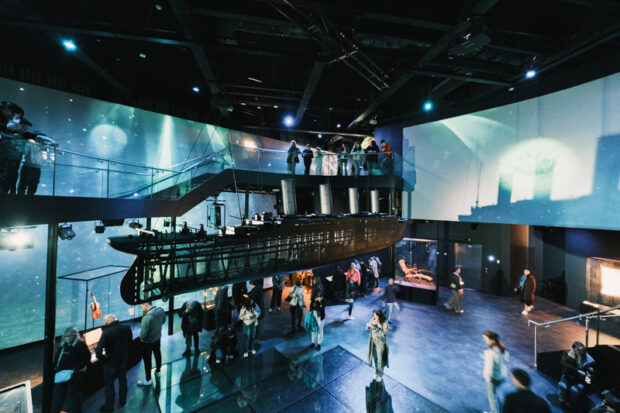 Replica of the Titanic at in Belfast