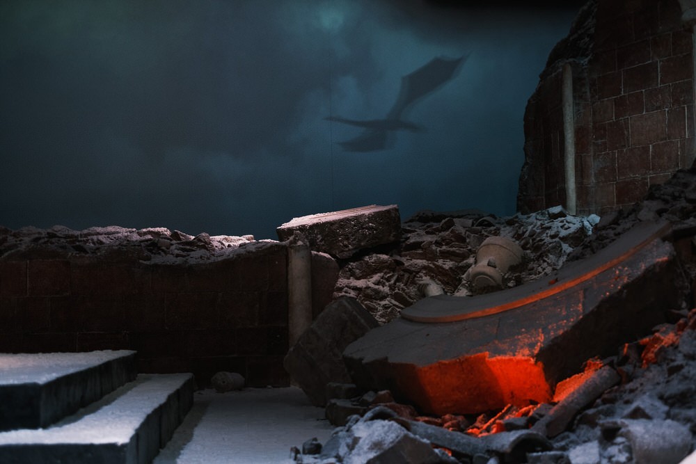 Game of Thrones Studio Tour: Dragon Silhouette