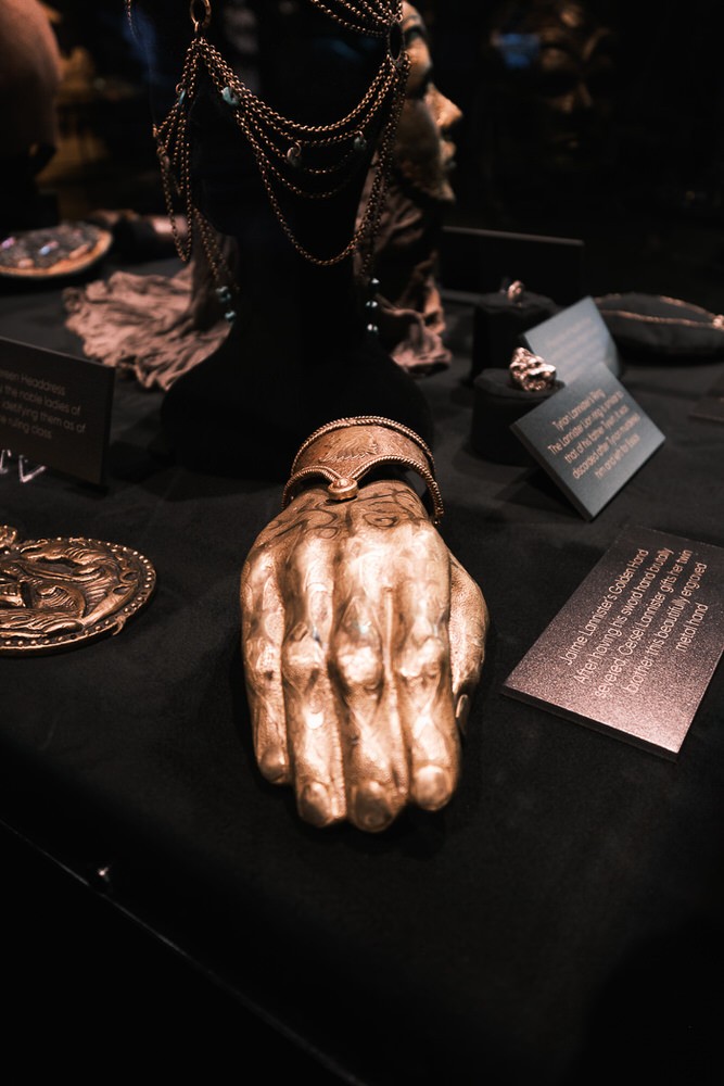 Game of Thrones Studio Tour: Jamie Lancaster Gold Hand