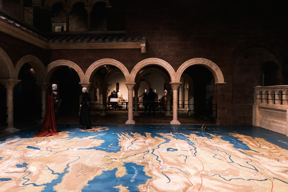 Game of Thrones Studio Tour: Map Courtyard