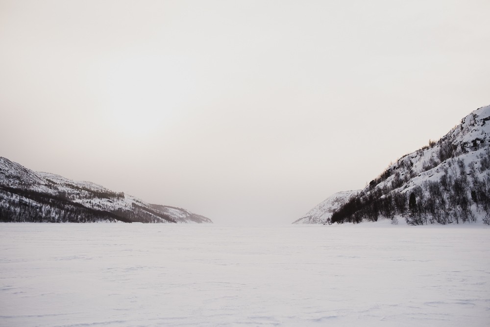 Frozen tundra in Norway