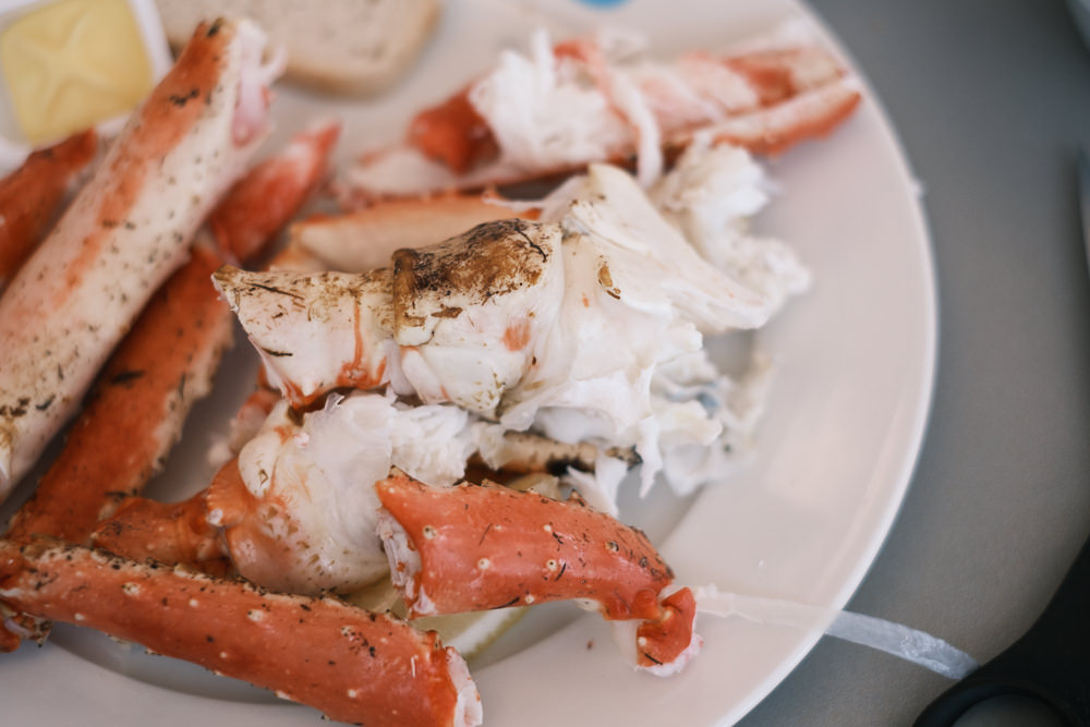 King crab lunch