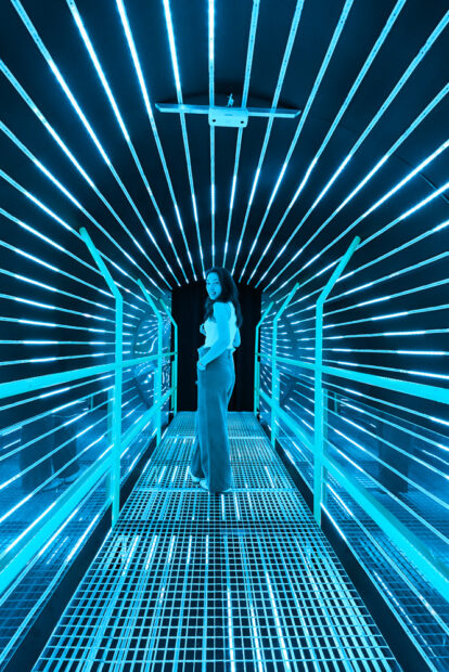 Neo Retro Metro Tunnel at Neonia Porto