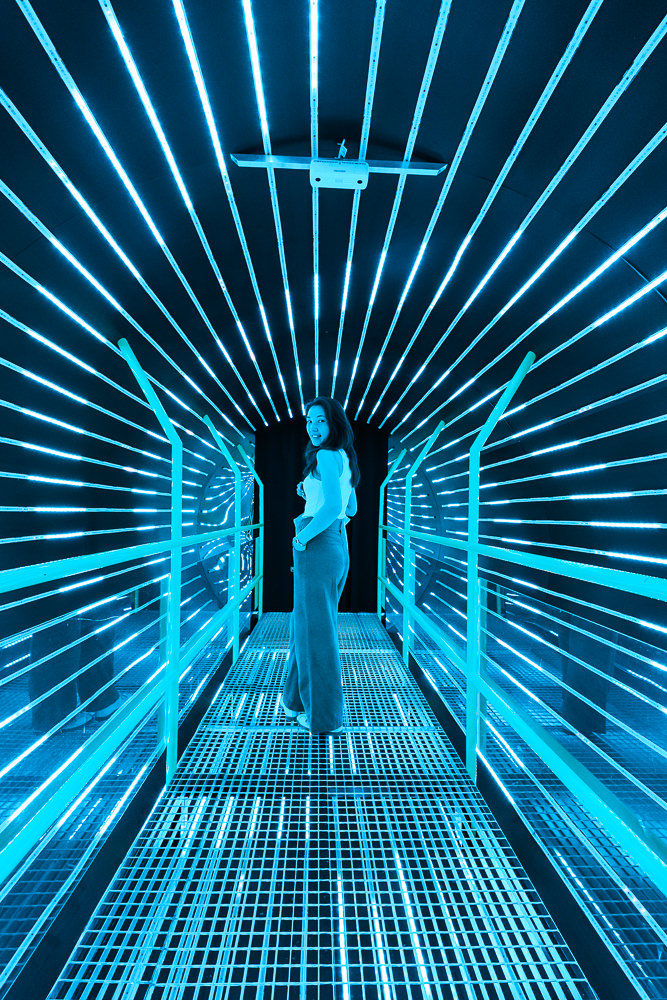 Neo Retro Metro Tunnel at Neonia Porto