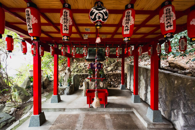 Shrine at Umi Jigoku Hells of Beppu