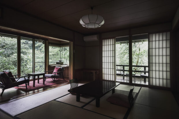 Okunoyu Ryokan room view in Kurokawa Onsen