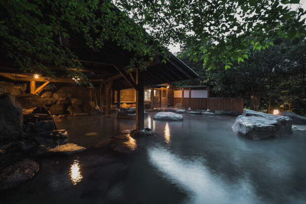 Rotenboro at Yamabiko Ryokan in Kurokawa Onsen