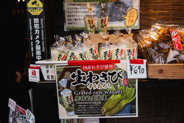 Grated Raw Wasabi for sale in Yufuin