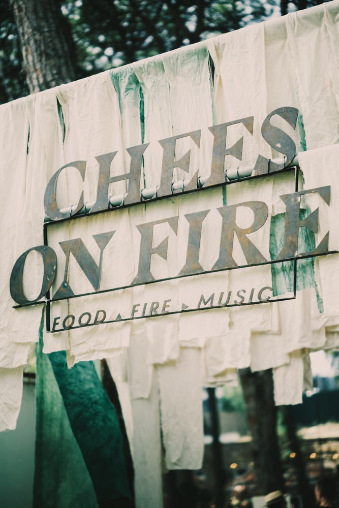 Chefs on Fire Cascais sign