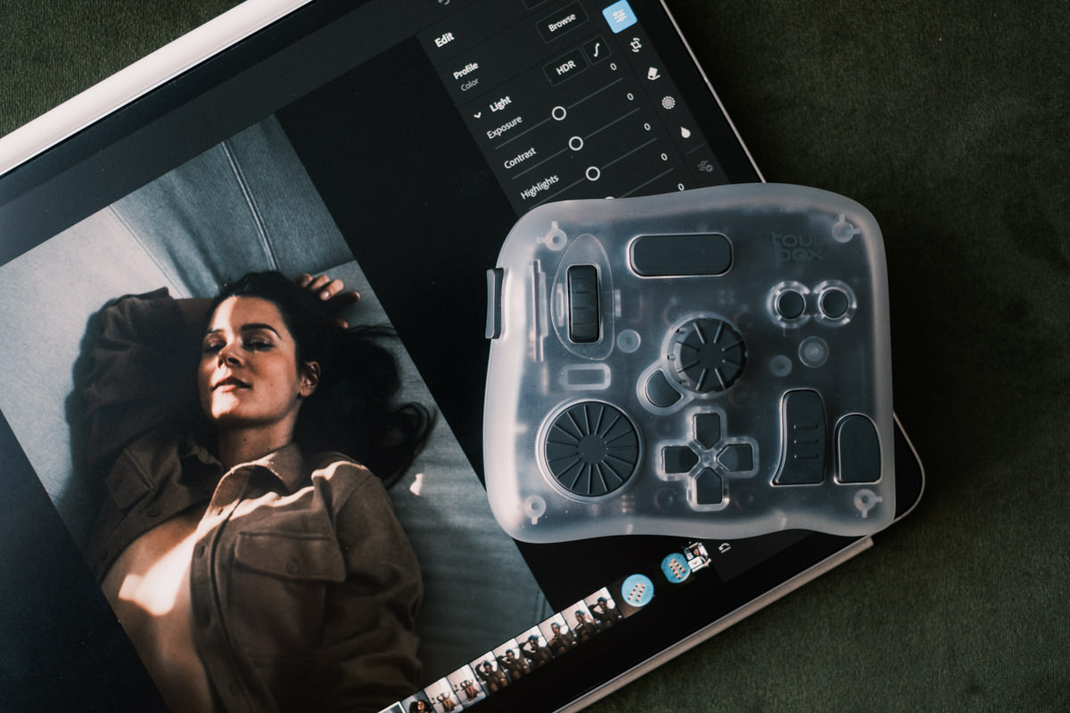 Tourbox Elite Plus with iPad Lightroom Preset