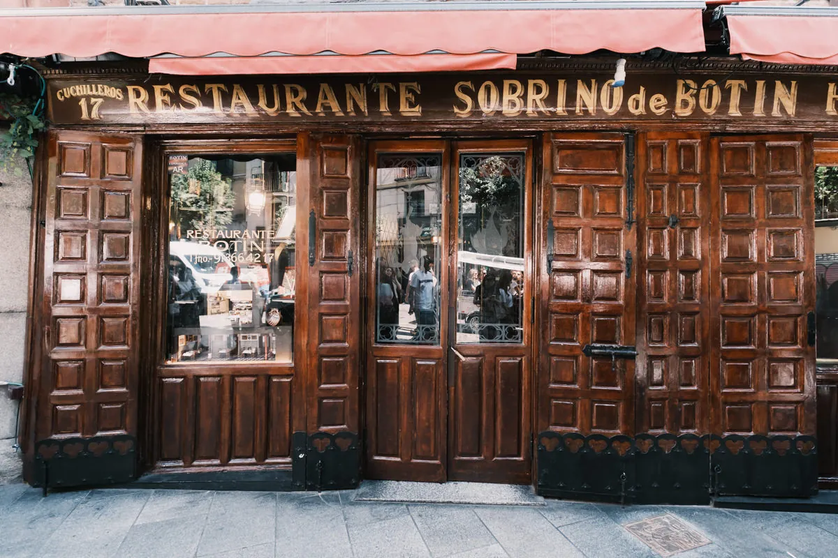 Sobrino de Botin front door