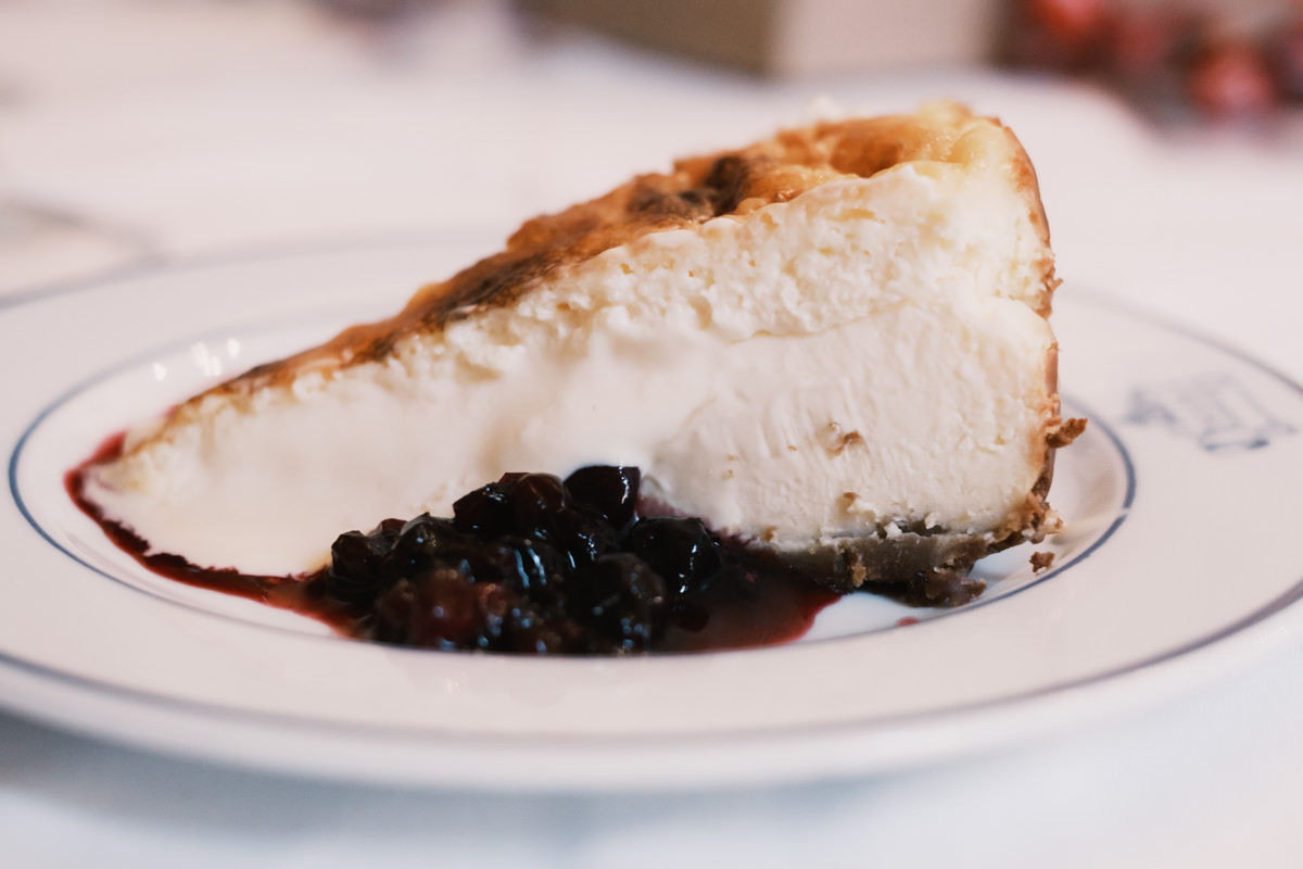 Basque style cheesecake at Botin in Madrid