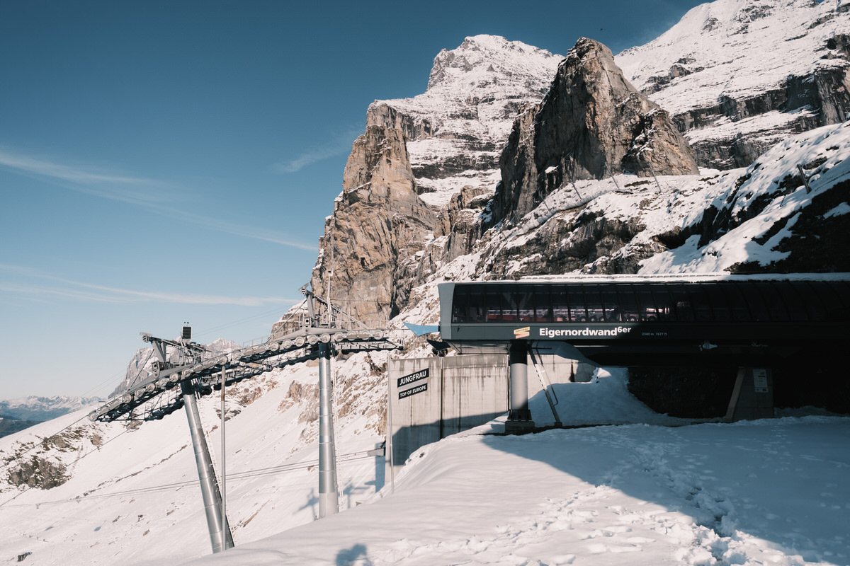 Gondola station from Eigergletscher