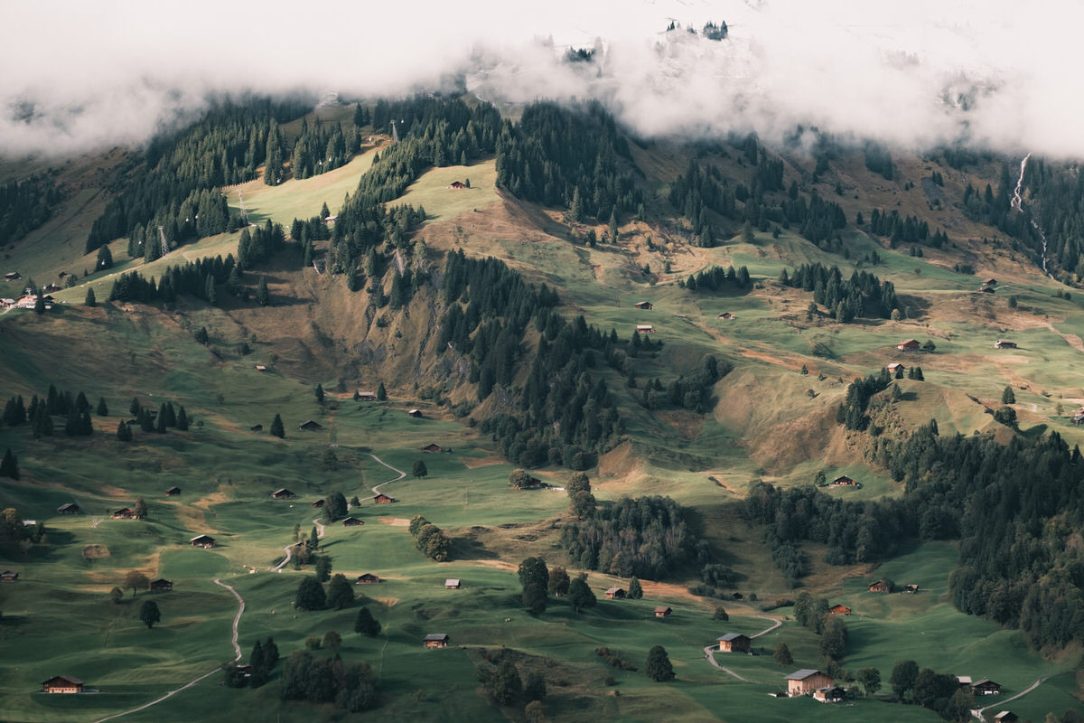 Grindelwald from Pfingstegg