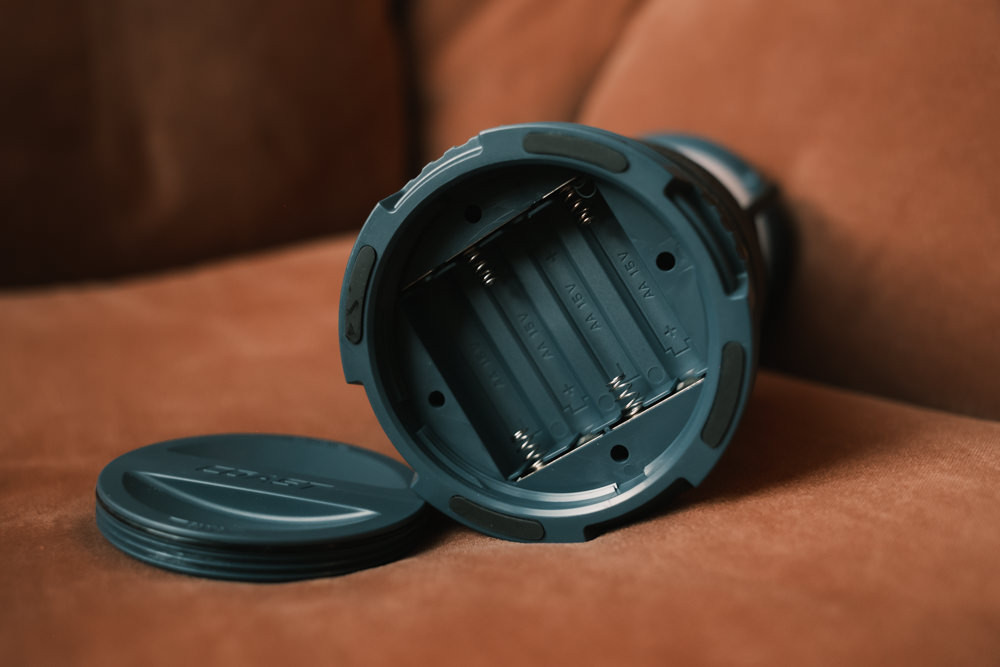 Battery compartment of Coast EAL35R lantern
