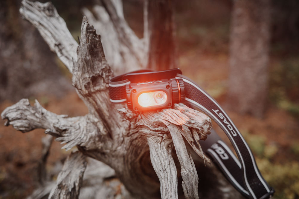 Coast WPH10R headlamp red mode