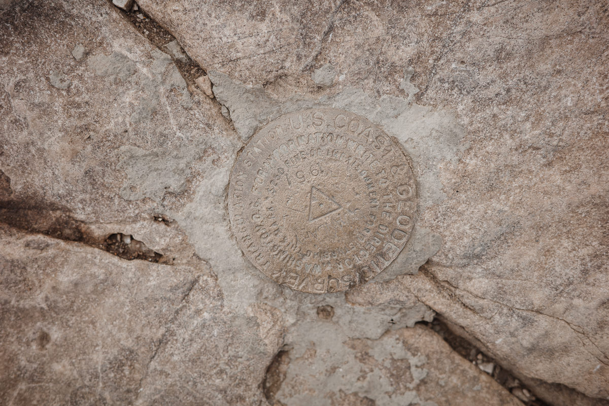 Quandary Peak geological plaque