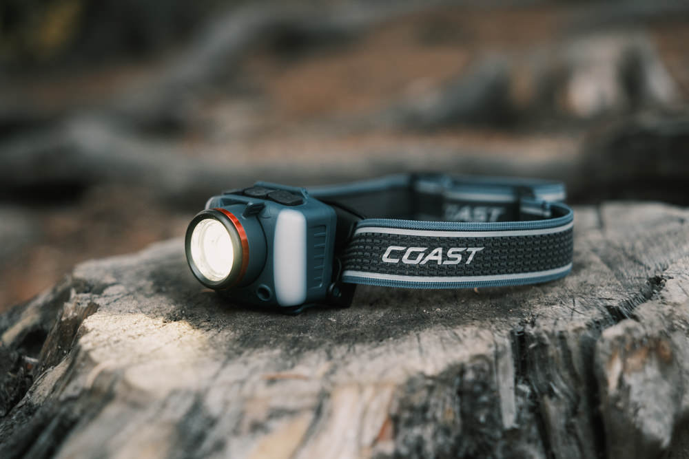 Coast FL97R headlamp with ultra strap